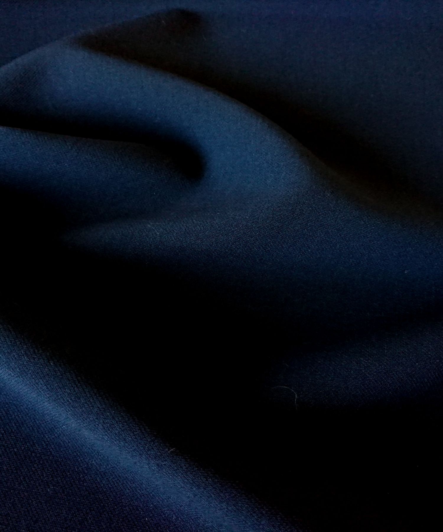 креп Gucci подвійний темно-синій шерсть /єластан